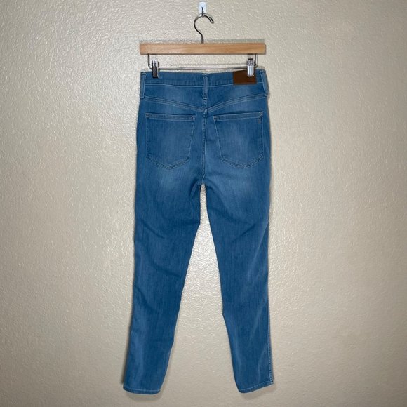 Madewell Womens Size T27 Tall Roadtripper Jeggings Berrington Wash Button Front - Picture 7 of 16